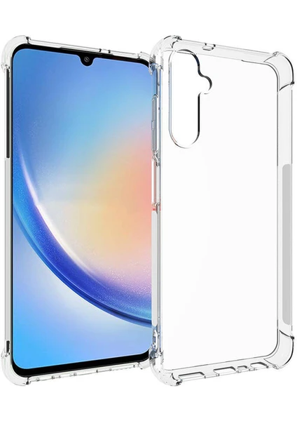 Case World Samsung Galaxy A05S Kapak Şeffaf Airbag Antishock Köşe Korumalı Silikon Kılıf