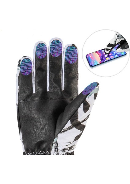 Unisex Ultralight Su Geçirmez Dokunmatik Kayak Snowboard Eldiveni