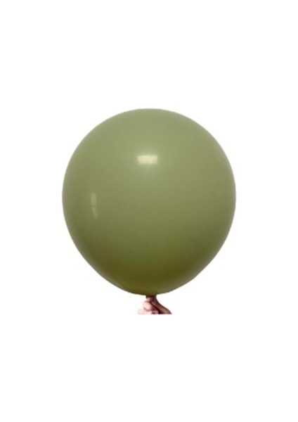 5 Inç Okaliptus Renk Küçük Boy 10 Lu Dekorasyon Balonu