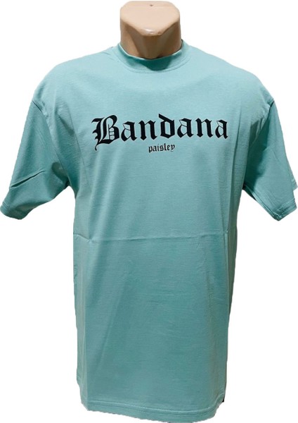 Turkuaz Erkek Bandana Tişört