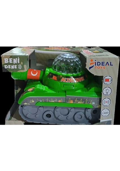Süper Araçlar Tank Oyuncak Pilli Işıklı Sesli Çarp Dön Özellikli Oyuncak Araç fiyatları