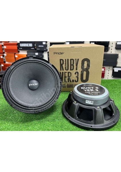 Audio Ruby 8 V3 20 cm 400W 200RMS Hybrıt Spl Midrange