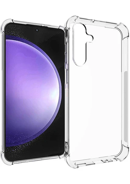 Case World Samsung Galaxy A25 Kapak Şeffaf Airbag Antishock Köşe Korumalı Silikon Kılıf