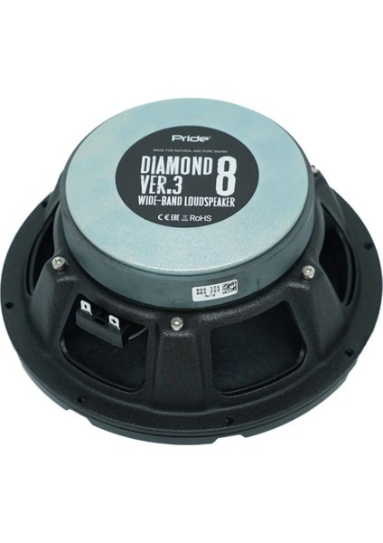 Audio Diamond 8 V3 20 cm 600W 300RMS Hybrıt Spl Midrange