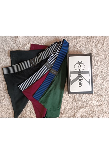 Calvin Kl. 3'lü Lüks Erkek Boxer fırsatları