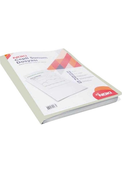 Cepli Sunum Dosyası 20 Yapraklı A4 Krem fiyatları