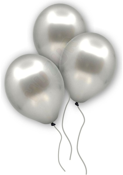 Doğum Günü Bride Bekarlığa Veda Partisi Balonu Gümüş Renkli Metalik Balon 10 Adet fiyatları