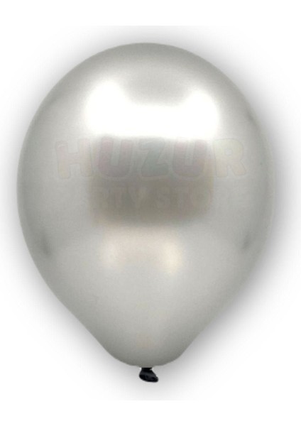 Doğum Günü Bride Bekarlığa Veda Partisi Balonu Gümüş Renkli Metalik Balon 10 Adet fırsatları