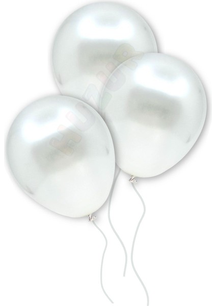 Doğum Günü Bride Bekarlığa Veda Partisi Balonu Beyaz Renkli Metalik Balon 10 Adet fiyatları