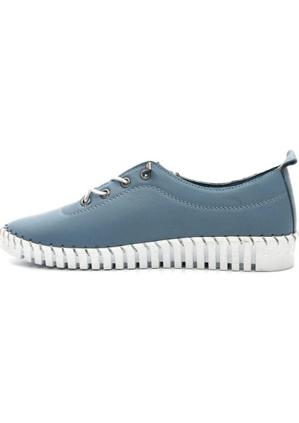 POTINONLINE1362 Kadın Hakiki Deri Comfort Lastikli Günlük Ayakkabı fırsatları