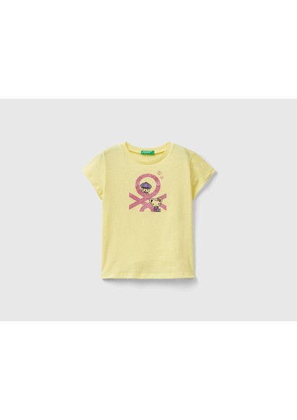 Unıted Colors Of Benetton Kız Bebek Tshirt 3I1XG10D6