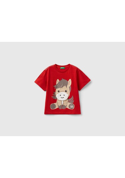 Unıted Colors Of Benetton Erkek Bebek Tshirt 3096G10DA