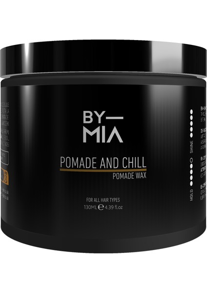 By Mia Pomade And Chill Saç Şekillendirici Wax | Güçlü Tutuş | Parlak Görünüm 130ml