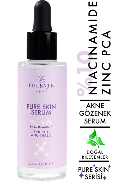 Pure Skin Serum %10 Niacinamide Akne Serum (30 ml)