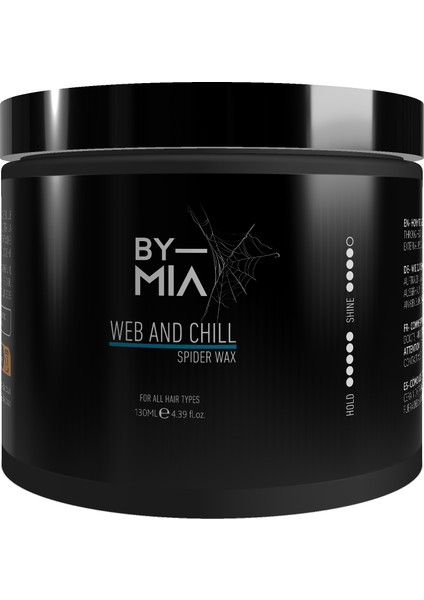 By Mia Web And Chill Spider Saç Şekillendirici Wax | Güçlü Tutuş | Parlak Görünüm 130ml