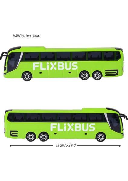 212053159 Man Şehir Otobüsü Yeşil Renk Flixbus