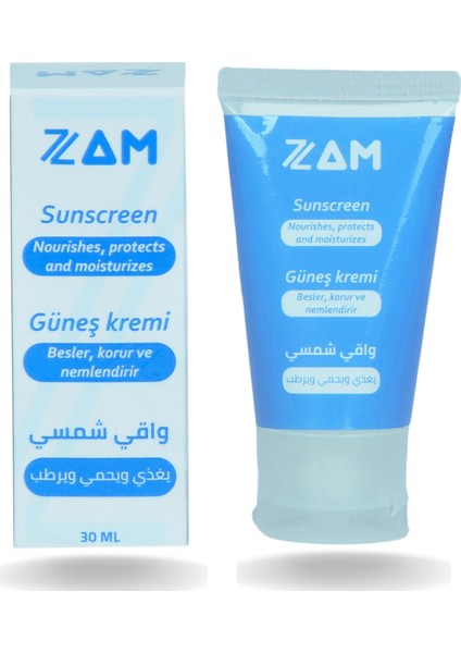 Aloe Vera, Vitamin E, Vitamin B5 ve Vitamin A İçeren Spf 50 Koruma Güneş Kremi 30 ml