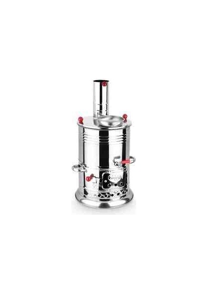 8 Litre Semaver Odunlu Semaver Tek Musluklu Semaver