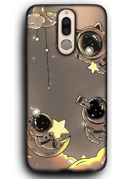 Huawei Mate 10 Lite Uyumlu Lansman Telefon Kılıfı "astronot Arkadaşlar Chill Yıldız Pinterest"