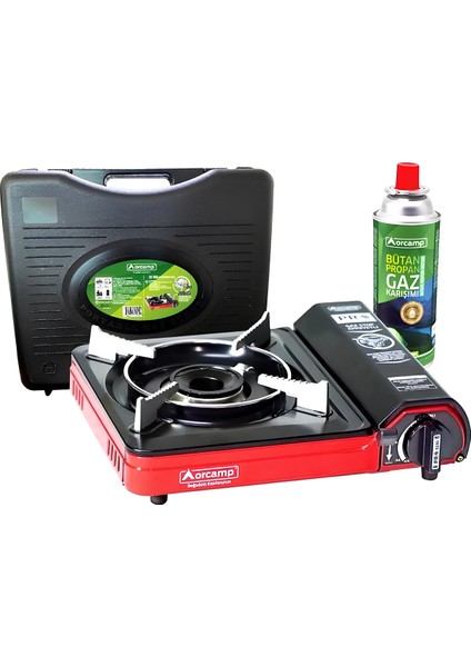 Kamp Ocak Gaz Stop Emniyetli CK-505 + 227 Kartuş Gkh