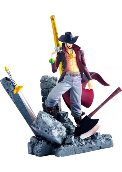 Dracule Mihawk Statü Figür 15 cm