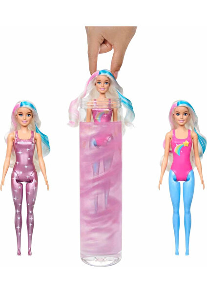 Color Reveal Renk Değiştiren Barbie Galaksi Serisi Sürpriz Paket HJX61