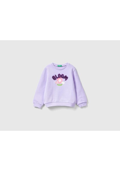 Unıted Colors Of Benetton Kız Bebek Sweatshirt 3J68G10E3