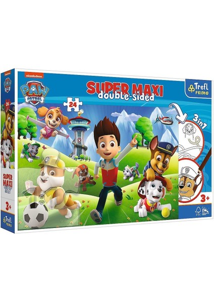 Angel Of Life  PUZZLE-41001 Super Maxi Paw Patrol 24 Parça Çocuk Puzzle