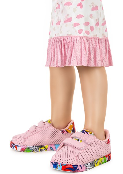 Perforated Cırtlı Işıklı Kız Bebek Spor Ayakkabı fiyatları