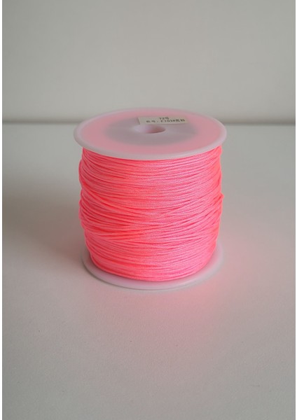 Paraşüt Ipi 0,8 mm - 100 Metre (1 Makara) - Fosfor Pembe Renk