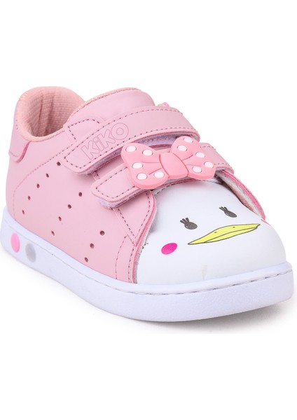Bart Cırtlı Işıklı Kız Bebek Spor Ayakkabı Pembe fırsatları
