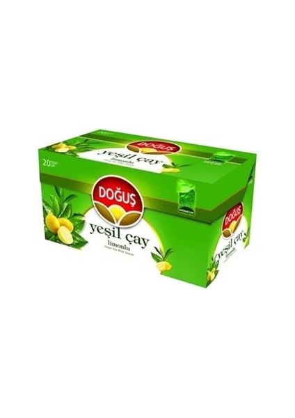 Doğuş Yeşil Çay Limonlu Bitki Çayı 20'li 35 Gr. (24'lü)