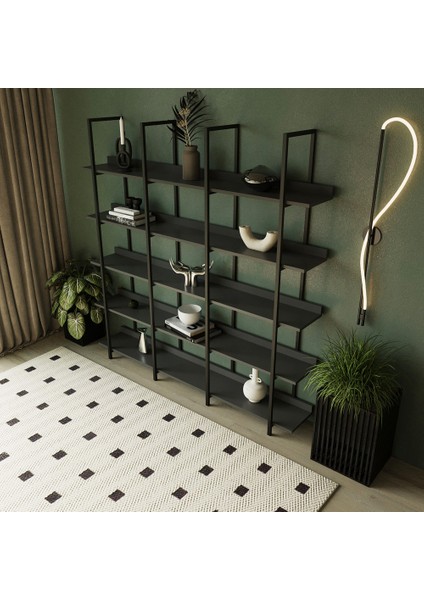 Loft Kitaplık Antrasit