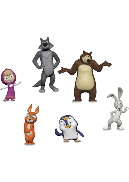 MHA23000 Maşa ve Koca Ayı 6lı Figür Set ve 1 Sürpriz Figür fiyatları