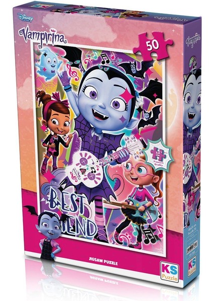 VP709 Vampirina 50 Parça Çocuk Puzzle -Ks Puzzle