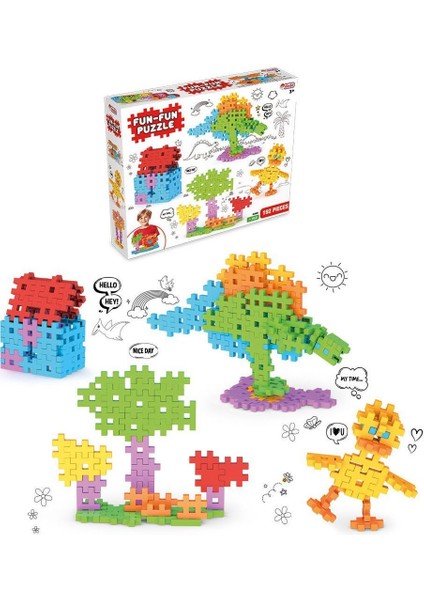 Fen Toys 03906 Fun Fun Puzzle 192 Parça -Dede