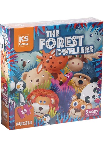 Ks Puzzle Prs 32713 The Forest Dwellers 35 Parça Puzzle -Ks Puzzle