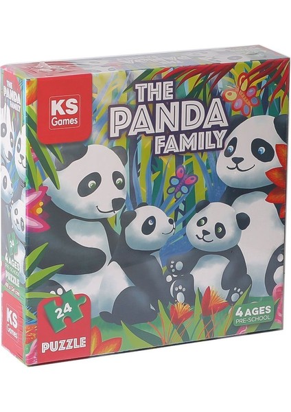 Ks Puzzle Prs 32706 The Panda Family Pre School Puzzle -Ks Puzzle