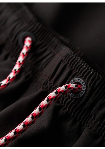 Siyah Erkek Şort Mayo M3010228A02A_SPORTSWEAR Logo 17 Sw fırsatları