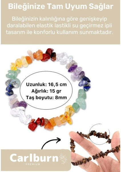 Premium Aslan Burcu Enerjisini Yükselten Doğal Taş Bileklik Aslan Burçları Burç Unisex Bileklik