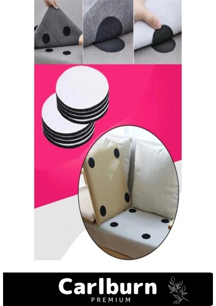 Premium Halı Kilim Sabitleyici Koltuk Kaydırmaz Kendinden Yapışkanlı Yıkanabilir 40 Adet Cırt Bant modelleri