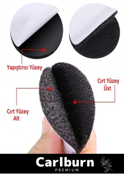 Premium Halı Kilim Sabitleyici Koltuk Kaydırmaz Kendinden Yapışkanlı Yıkanabilir 40 Adet Cırt Bant fırsatları