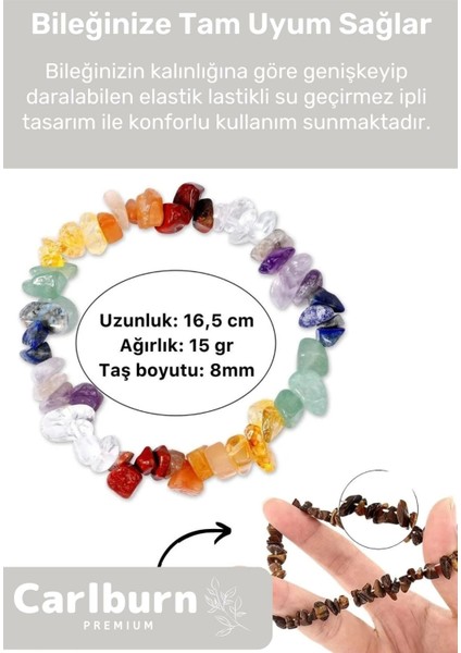 Premium Koç Burcu Enerjisini Yükselten Doğal Taş Bileklik Koç Burçları Burç Unisex Bileklik