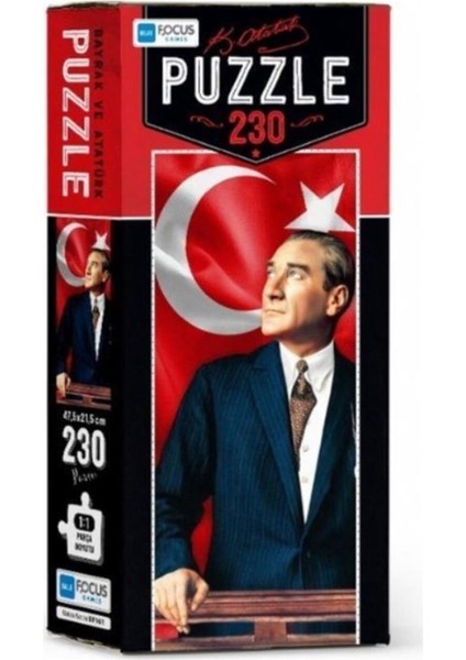Blue Focu Puzzle Atatürk Türk Bayrağı 230 Parça 9006135