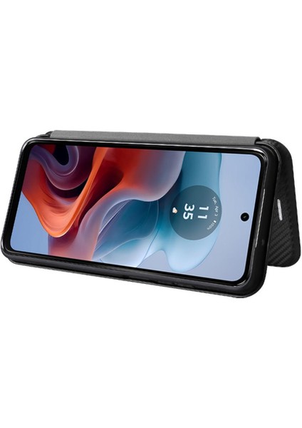 Motorola Moto G34 5g Için Kılıf Kart Tutucu Kickstand Manyetik Karbon (Yurt Dışından) indirimleri