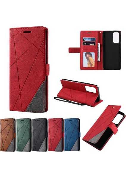 Samsung Galaxy A03S Darbeye Cüzdan Flip Folio Manyetik Pu Kart (Yurt Dışından)