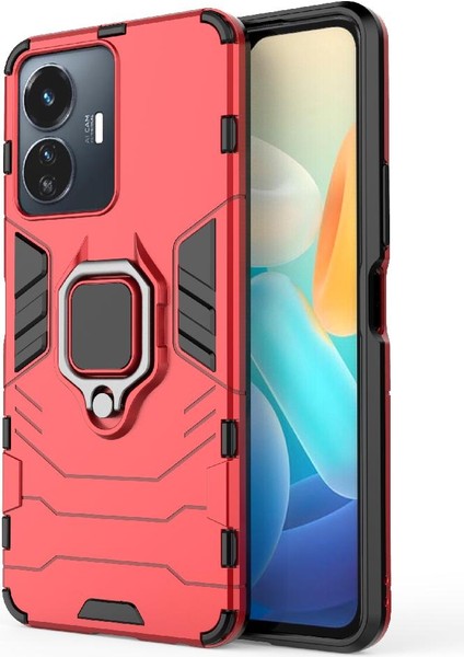 Vıvo Y77 5g Kickstand Için Kılıf 360 &deg; Dönen Halka Askeri Damla Koruma (Yurt Dışından) indirimleri