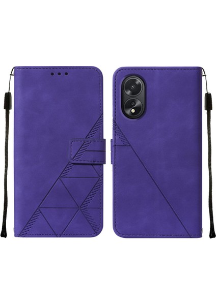 Oppo A38 4g Için Kılıf Pu Deri Cüzdan Kapak Çevirin Folio Kitap Koruyucu (Yurt Dışından)