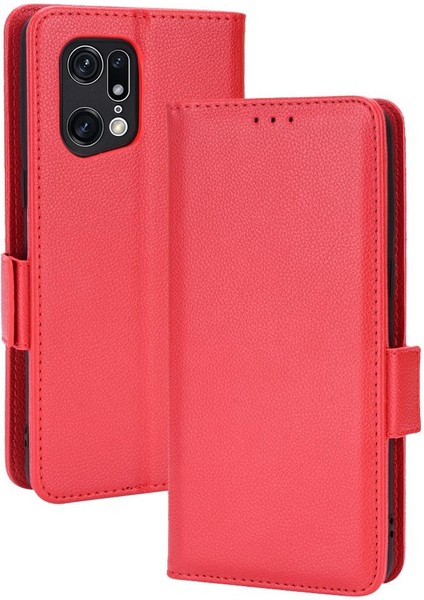 Oppo Bulmak Için Kılıf X5 Pro Manyetik Kart Yuvaları Tutucu Yan Toka Pu Cüzdan (Yurt Dışından)