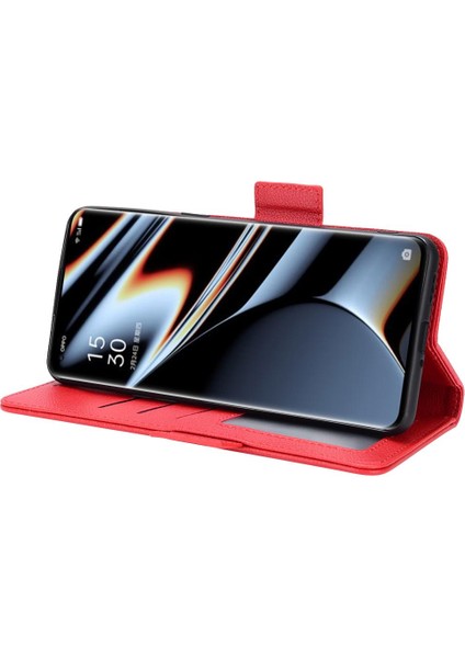 Oppo Bulmak Için Kılıf X5 Pro Manyetik Kart Yuvaları Tutucu Yan Toka Pu Cüzdan (Yurt Dışından)